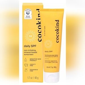 Cocokind Daily SPF, Mineral Face Sunscreen, with Zinc Oxide 1.7oz, NEW in Box
